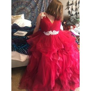 Plus size prom dress